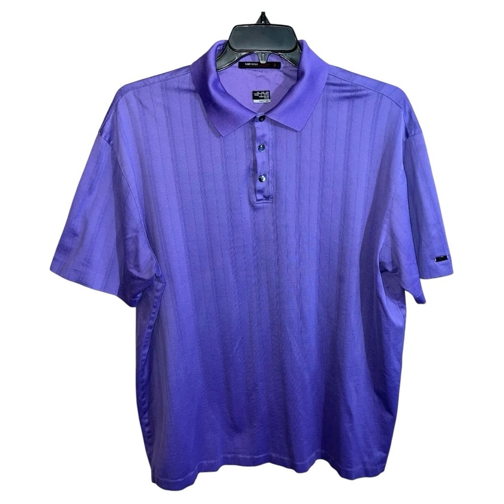 Nike Dri-Fit Tiger Woods Golf Polo Shirt Men’s XXL Purple Collection